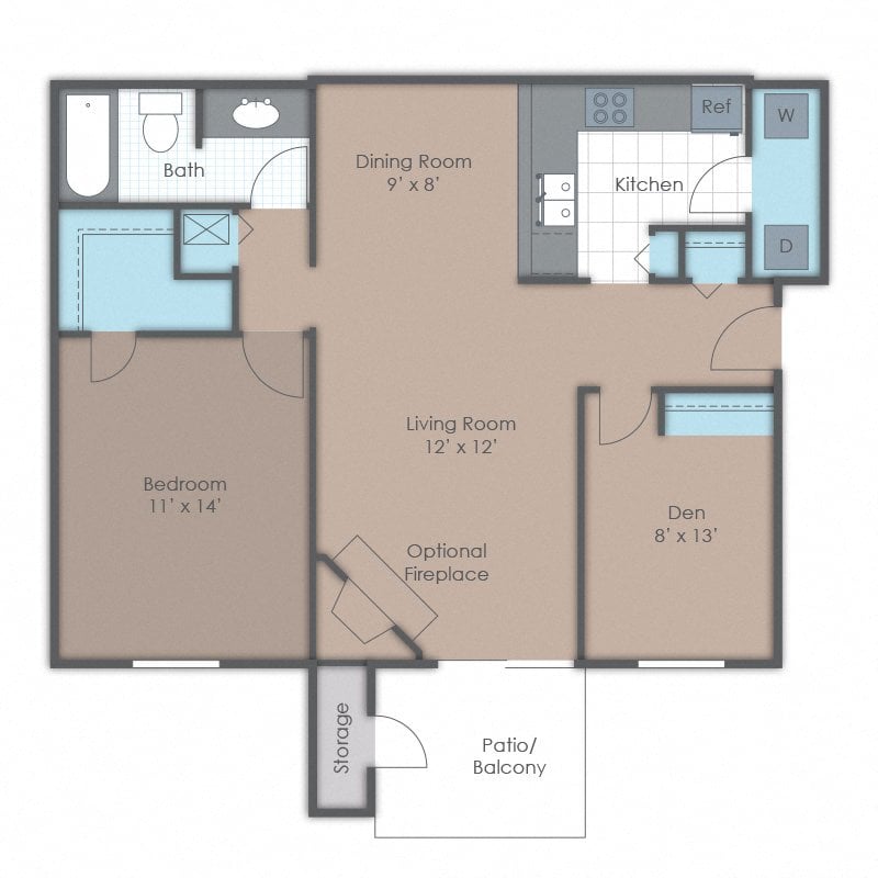 1 bedroom apartment for rent